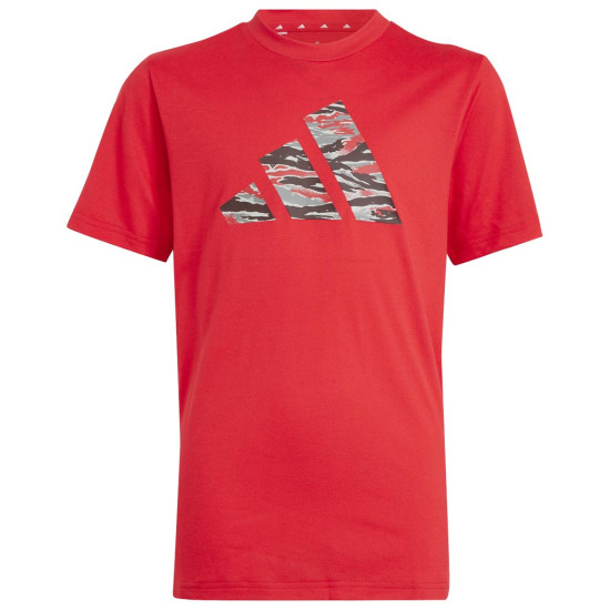 Adidas Παιδική κοντομάνικη μπλούζα Training Essentials Camo Tee